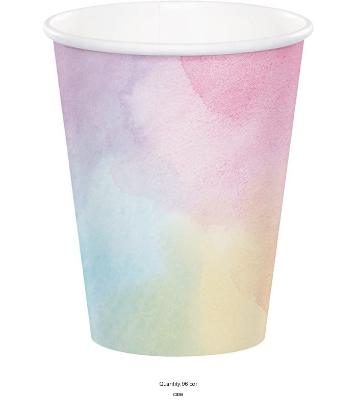 96/Case Bulk Iridescent Party 9 oz Cups