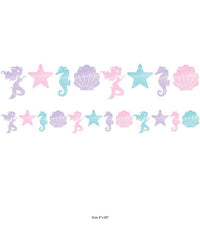 6/Case Bulk Iridescent Mermaid Party Banners
