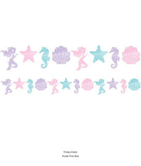 6/Case Bulk Iridescent Mermaid Party Banners