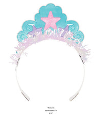 48/Case Bulk Iridescent Mermaid Party Tiaras