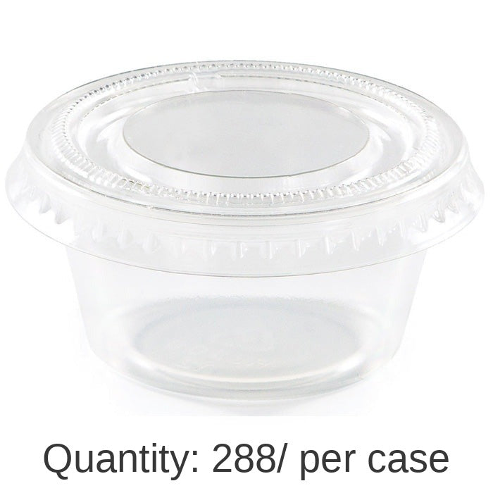 288/Case Bulk Clear 2 oz Portion Cups with Lids