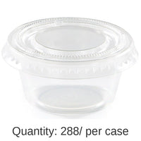 288/Case Bulk Clear 2 oz Portion Cups with Lids