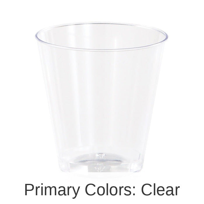 240/Case Bulk Clear 2 oz Plastic Shot Glasses