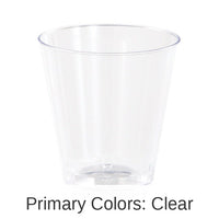 240/Case Bulk Clear 2 oz Plastic Shot Glasses