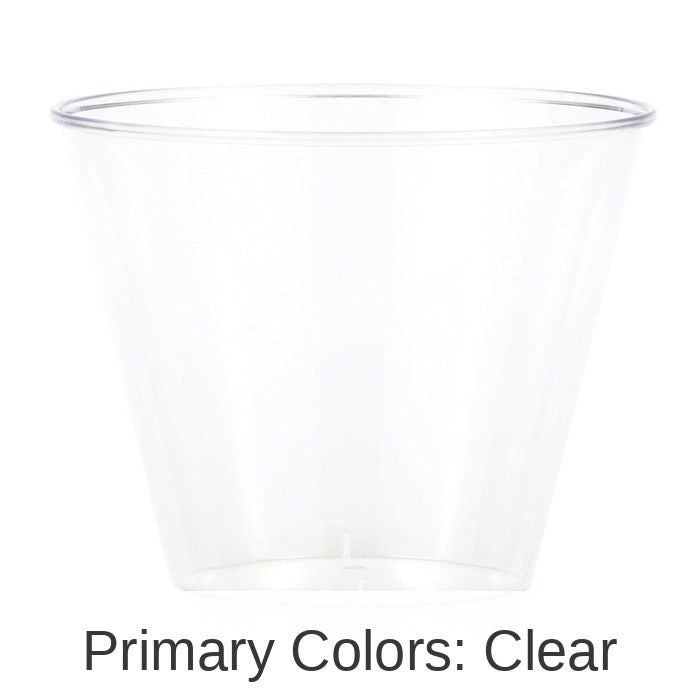 96/Case Bulk Clear 9 oz Plastic Tumblers