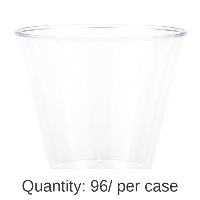 96/Case Bulk Clear 9 oz Plastic Tumblers