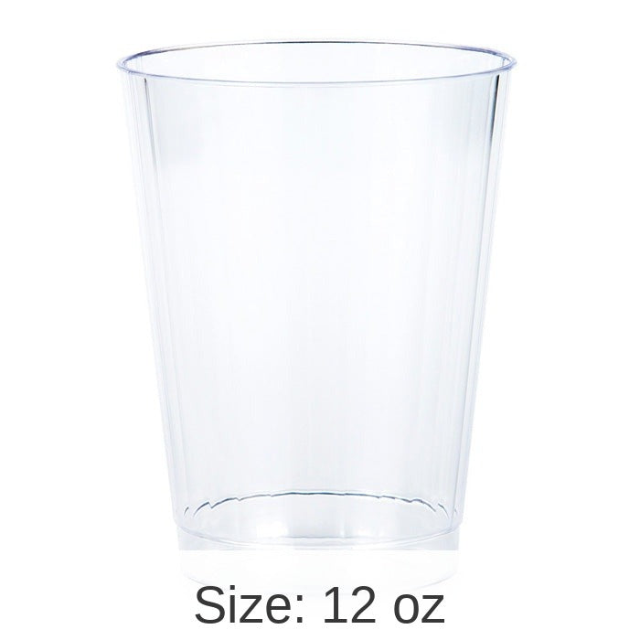 96/Case Bulk Clear 12 oz Plastic Tumblers