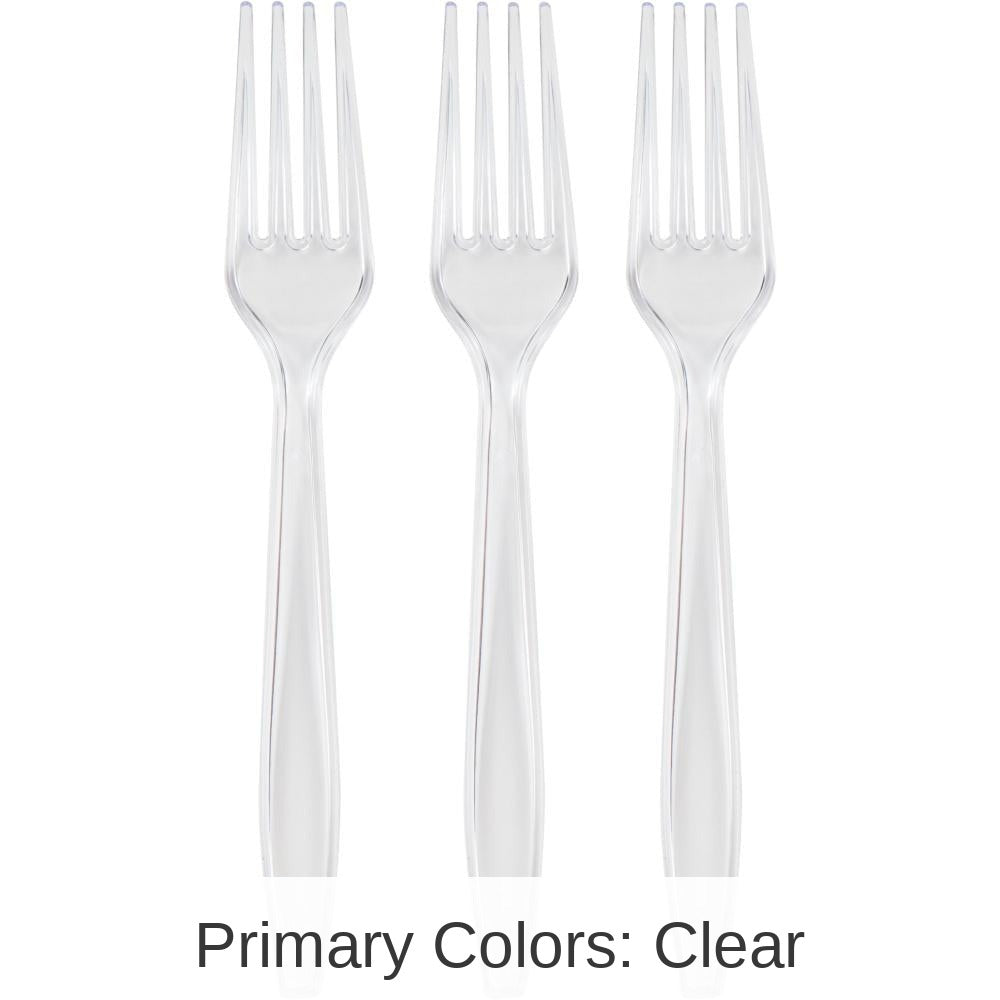 288/Case Bulk Clear Forks Only