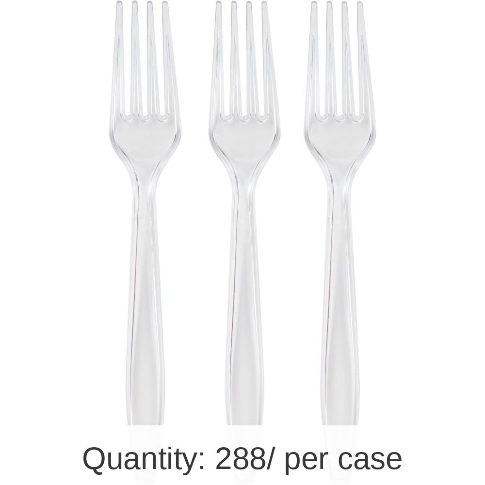 288/Case Bulk Clear Forks Only