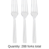 288/Case Bulk Clear Forks Only