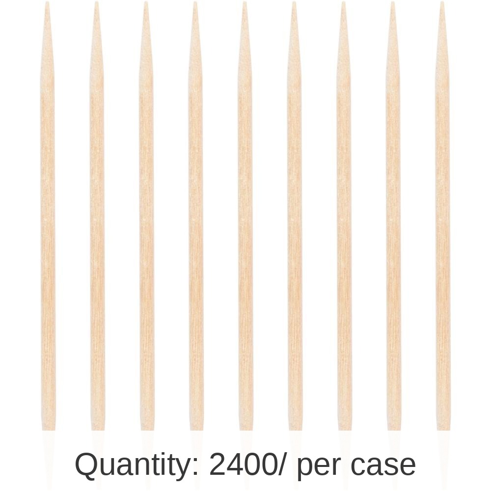 2400/Case Bulk 2.5" Wood Toothpicks, Natural,