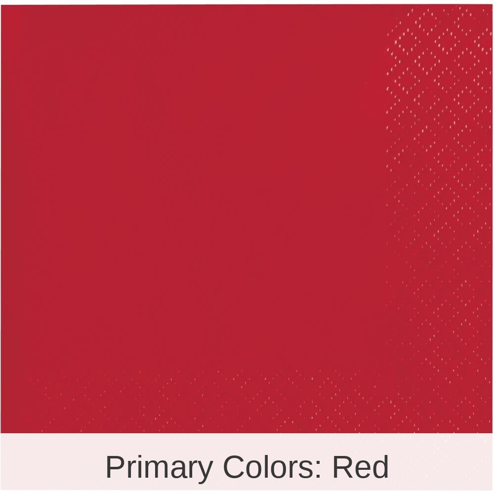 480/Case Bulk Classic Red 2Ply Beverage Napkin