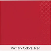 480/Case Bulk Classic Red 2Ply Beverage Napkin