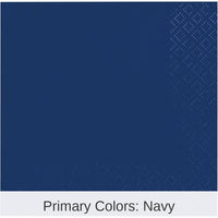480/Case Bulk Navy 2Ply Beverage Napkin