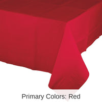 6/Case Bulk Classic Red Tablecover, 54X108
