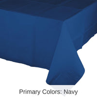 6/Case Bulk Navy Tablecover, 54X108