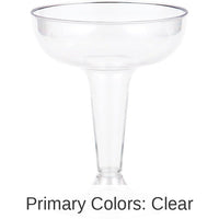 54/Case Bulk Clear 4 oz Plastic Champagne Coupes