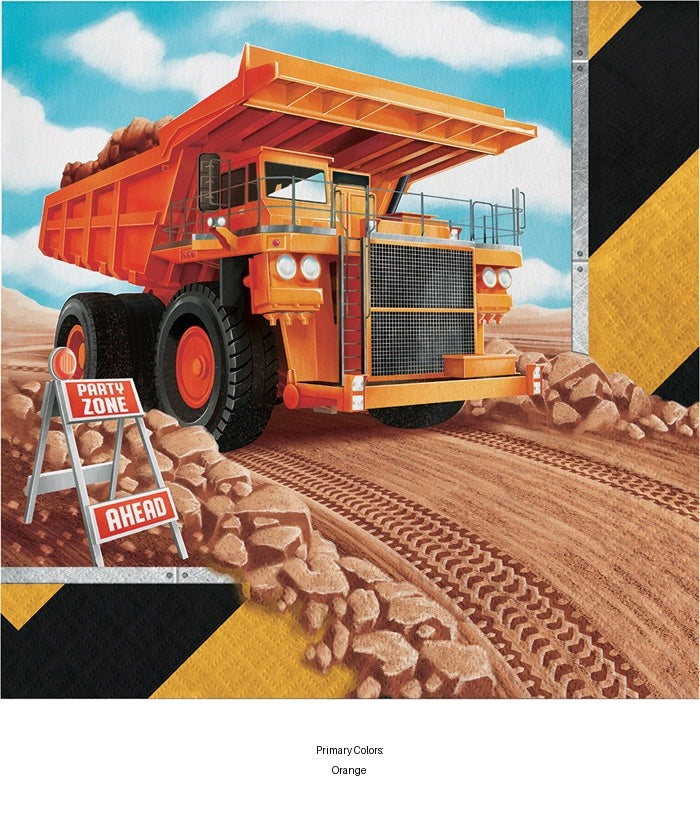 192/Case Bulk Big Dig Construction Luncheon Napkins
