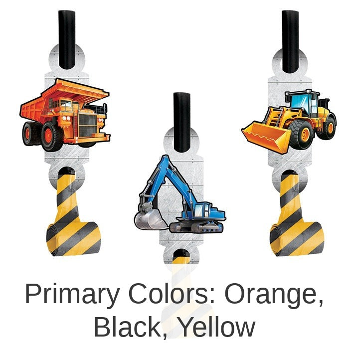 48/Case Bulk Big Dig Construction Party Blowers