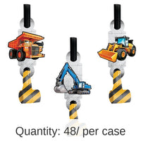 48/Case Bulk Big Dig Construction Party Blowers
