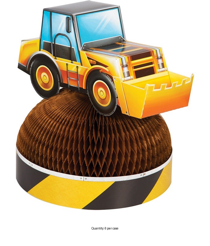 6/Case Bulk Big Dig Construction Centerpieces