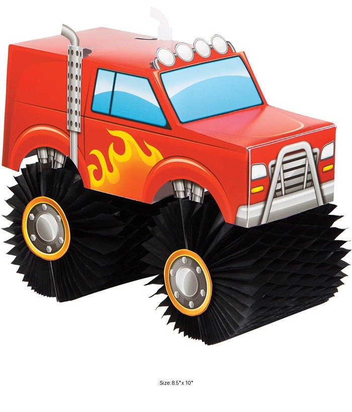 6/Case Bulk Monster Truck Centerpieces