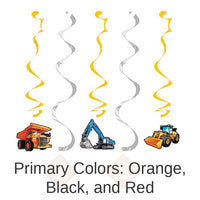 30/Case Bulk Big Dig Construction Dizzy Danglers
