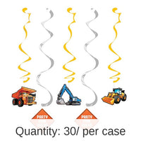 30/Case Bulk Big Dig Construction Dizzy Danglers