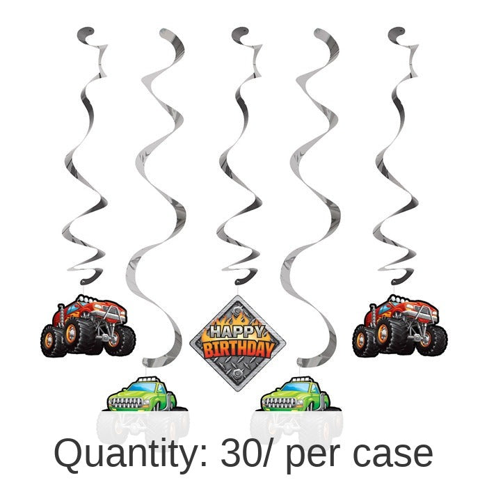 30/Case Bulk Monster Truck Dizzy Danglers