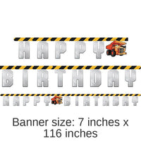 12/Case Bulk Big Dig Construction Banners
