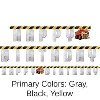 12/Case Bulk Big Dig Construction Banners