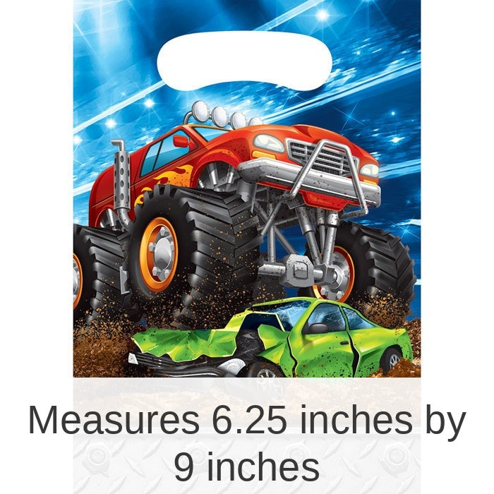 96/Case Bulk Monster Truck Favor Bags