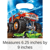 96/Case Bulk Monster Truck Favor Bags