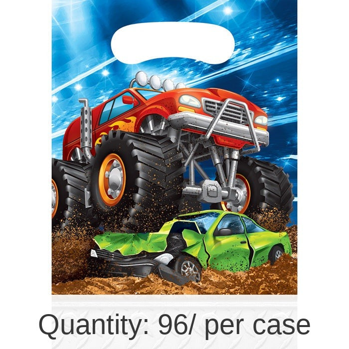 96/Case Bulk Monster Truck Favor Bags
