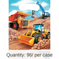 96/Case Bulk Big Dig Construction Favor Bags