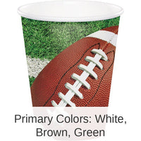 96/Case Bulk Football Party Cups