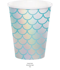 96/Case Bulk Iridescent Mermaid Cups