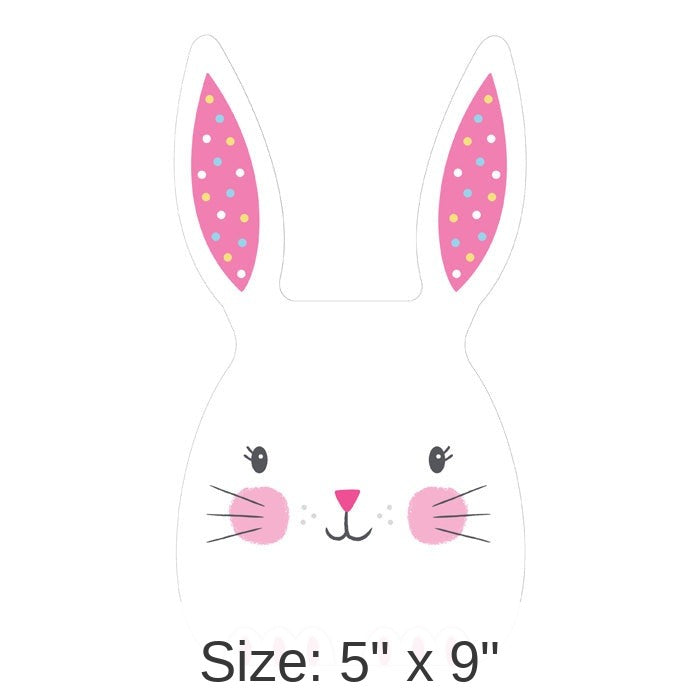 240/Case Bulk Easter Bunny Cello Bags