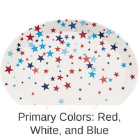 12/Case Bulk Patriotic Fourth of July Plastic Trays