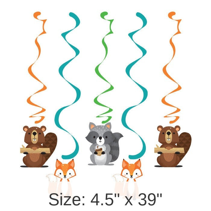 30/Case Bulk Wild One Woodland Dizzy Danglers
