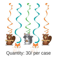 30/Case Bulk Wild One Woodland Dizzy Danglers