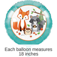 10/Case Bulk Wild One Woodland Mylar Balloons