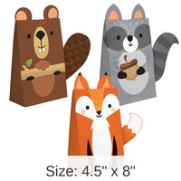 96/Case Bulk Wild One Woodland Paper Treat Bags