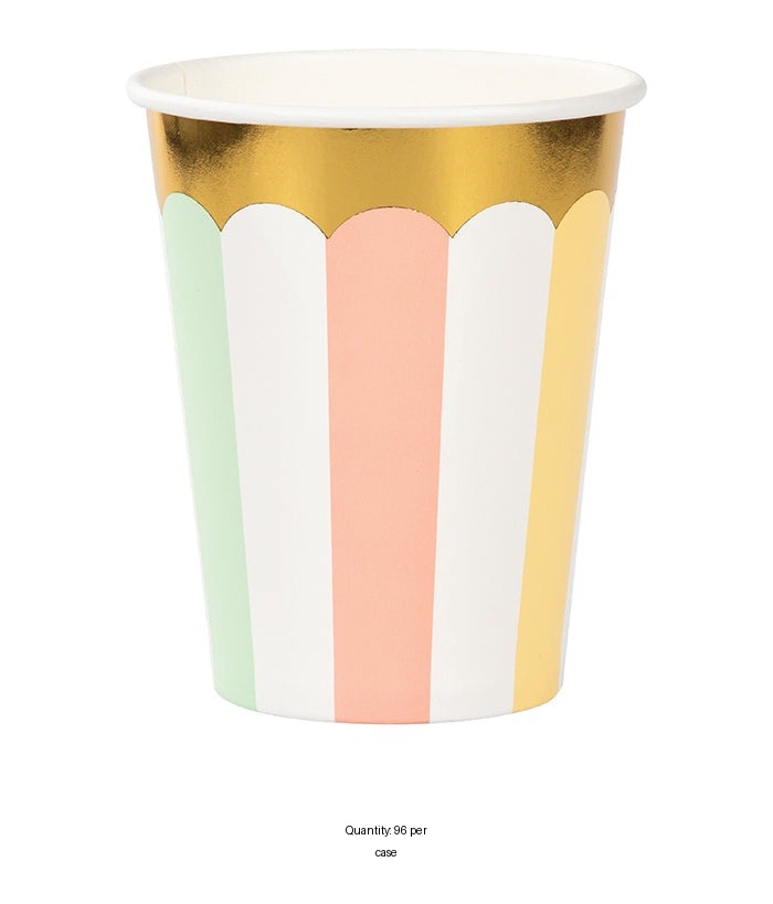 96/Case Bulk Pastel Celebrations Cups