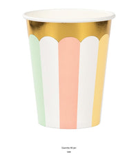 96/Case Bulk Pastel Celebrations Cups