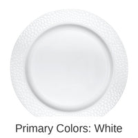 120/Case Bulk Pearl Pebble Plastic Dinner Plates