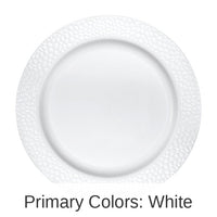 120/Case Bulk Pearl Pebble Plastic Dessert Plates
