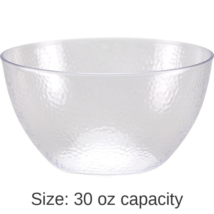 12/Case Bulk Clear Pebble 30 oz Plastic Bowls