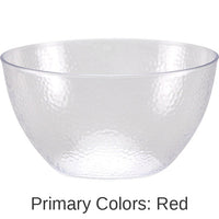12/Case Bulk Clear Pebble 30 oz Plastic Bowls