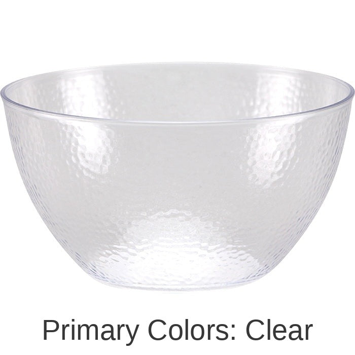 12/Case Bulk Clear Pebble 60 oz Plastic Bowls